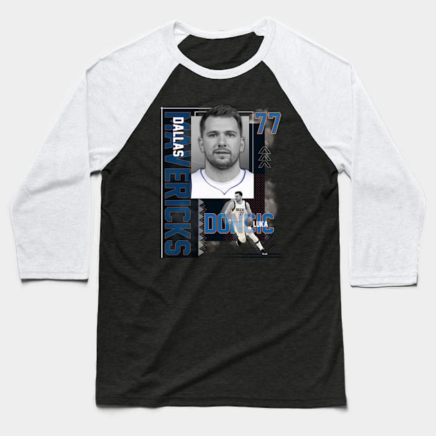 Dallas Mavericks Luka Doncic 77 Doncic Baseball T-Shirt by today.i.am.sad